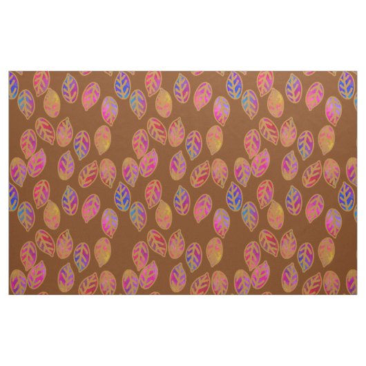Glasierte Blätter im Schlamm Stoff (Fat Quarter (45,7 x 55,9 cm))