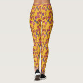 Glasierte Blätter im Sommer Leggings (Rückseite)