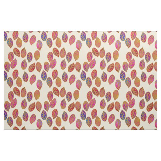 Glasierte Blätter in Sonnenschein Stoff (Fat Quarter (45,7 x 55,9 cm))