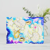Glasierte Cookie-Kunst Einladung (Stehend Vorderseite)
