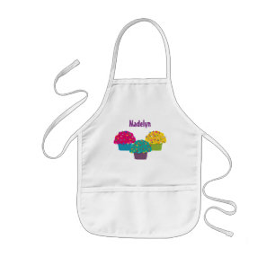 Glasierte Cupcakes Regenbogen-Sprinkles Whimsical  Kinderschürze