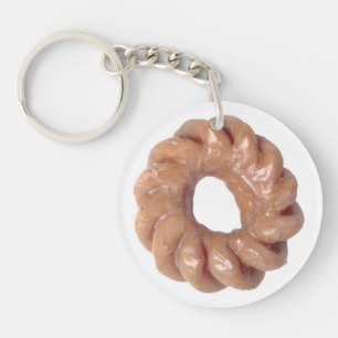 Glasierte Donut-Schlüsselanhänger Schlüsselanhänger
