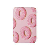 Glasierte Donuts Nahtloser Hintergrund Badematte (Vorderseite Vertikal)