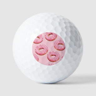 Glasierte Donuts Nahtloser Hintergrund Golfball