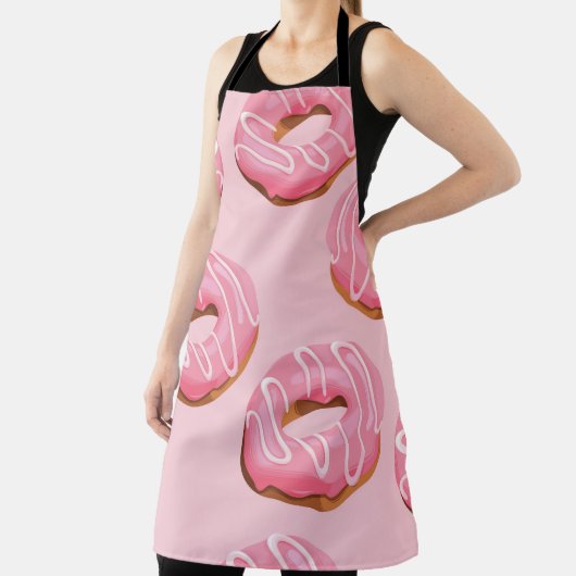 Glasierte Donuts Nahtloser Hintergrund Schürze (InSitu)