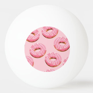 Glasierte Donuts Nahtloser Hintergrund Tischtennisball