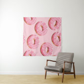 Glasierte Donuts Nahtloser Hintergrund Wandteppich (Beispiel (Horizontal))