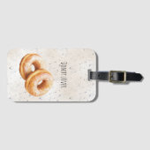 Glasierte Donuts Süße Leckereien Gepäckanhänger (Vorderseite (Horizontal))