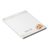 Glasierte Donuts Süße Leckereien Notizblock (angewinkelt)