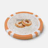 Glasierte Donuts Süße Leckereien Pokerchips (Einzeln)