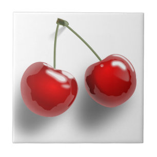 Glasierte Kirschen Fliese