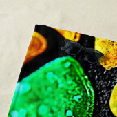 Glasierte Regenbogen-Glasmosaik-Kunst Strandtuch (Beispiel)