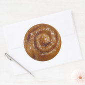 Glasierte Rollen rund glänzende Aufkleber (Umschlag)