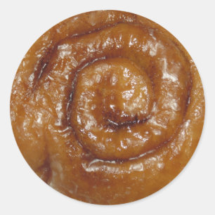 Glasierte Rollen rund glänzende Aufkleber