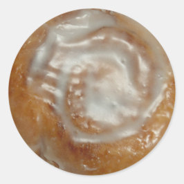 Glasierte Rollen rund glänzende Aufkleber