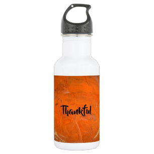 Glasierte Terrakotta Dankbar Trinkflasche