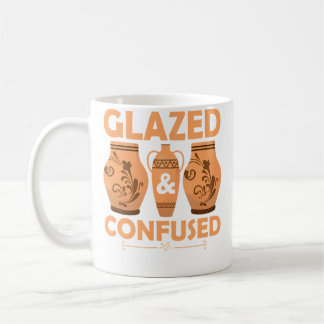 Glasierte verwirrte Keramik-Künstler-Töpferei Kaffeetasse