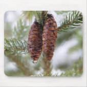 Glasig-glänzende Kegel Mousepad (Vorne)