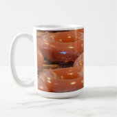 glasig-glänzende Schaumgummiring-Tasse Kaffeetasse (Links)