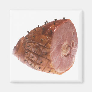 Glasig-glänzender Schinken Magnet
