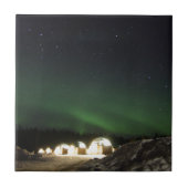 Glasiglu unter den Nordlichtern Fliese (Vorderseite)