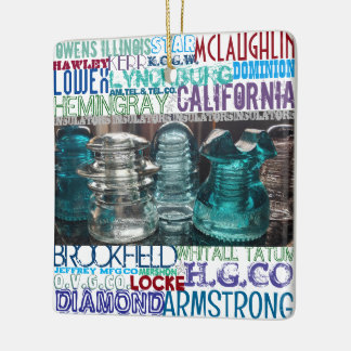 Glasinsulator-SAMMOREN - Ziergeschenk Keramikornament