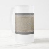 Glaskaffee Mugs-16-20 Unze-Mikrowelle Safe Mattglas Bierglas (Vorderseite Links)