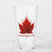 Glaskanada Ahornblatt-Gläser Kanadas Glas (Rückseite)
