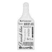 Glaskäseplatte Schneidebrett (Vorderseite)