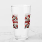 Glaskasse mit englischer Rose Design Glas (Rechts)