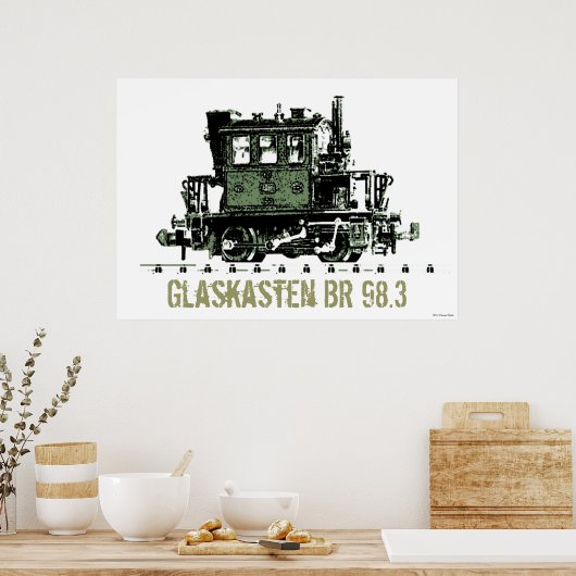 Glaskäste Poster (Küche)