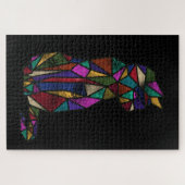 Glaskatze Puzzle (Horizontal)