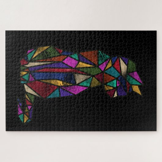 Glaskatze Puzzle (Horizontal)