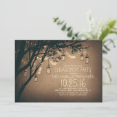 Glaskeramikbrille Vintage Verbindungsparty Einladung (Stehend Vorderseite)