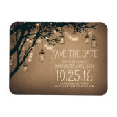 Glaskeramikgläser Save the Date Magnet (Horizontal)