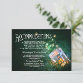 Glaskeramikkästen Hochzeitskarte Begleitkarte (Stehend Vorderseite)