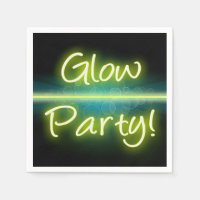 Glasklares Party, gelb/grün