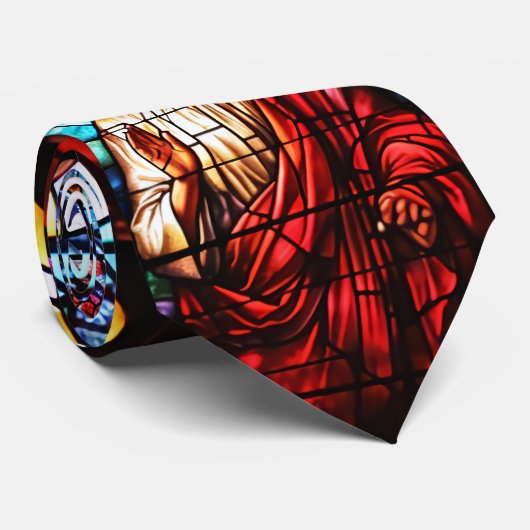 Glasklaster der Jesus-Krawatte Krawatte (Gerollt)