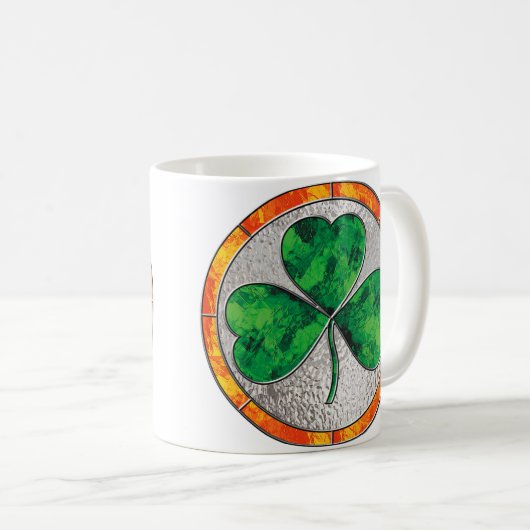 GlasKleeblatt Kaffeetasse (VorderseiteRechts)