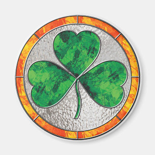 GlasKleeblatt Magnet