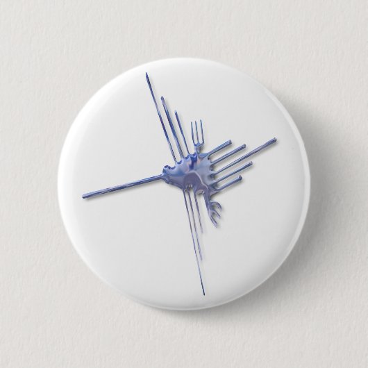 Glasknopf Nazca Hummingbird Button (Vorderseite)