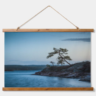 Glaskogen Schweden Wandteppich Mit Holzrahmen
