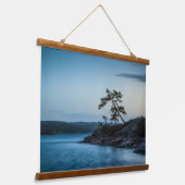 Glaskogen Schweden Wandteppich Mit Holzrahmen (Gewinkelt)