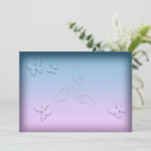 Glaskolben Einladung (Stehend Vorderseite)