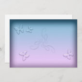 Glaskolben Einladung (Vorne/Hinten)