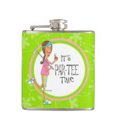 Glaskolben Flachmann (Vorderseite)