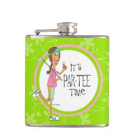 Glaskolben Flachmann