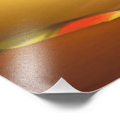 Glaskorb mit Früchten und Batterie Fotodruck (Ecke)