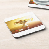 Glaskorb mit Früchten und Batterie Getränkeuntersetzer (Linke Seite)