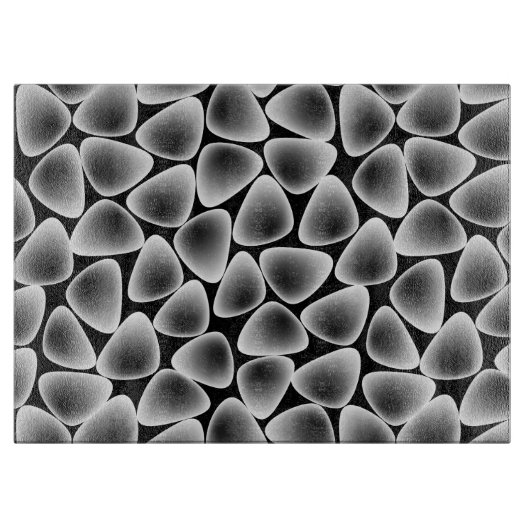 Glaskristalle Schneidebrett (Vorderseite)